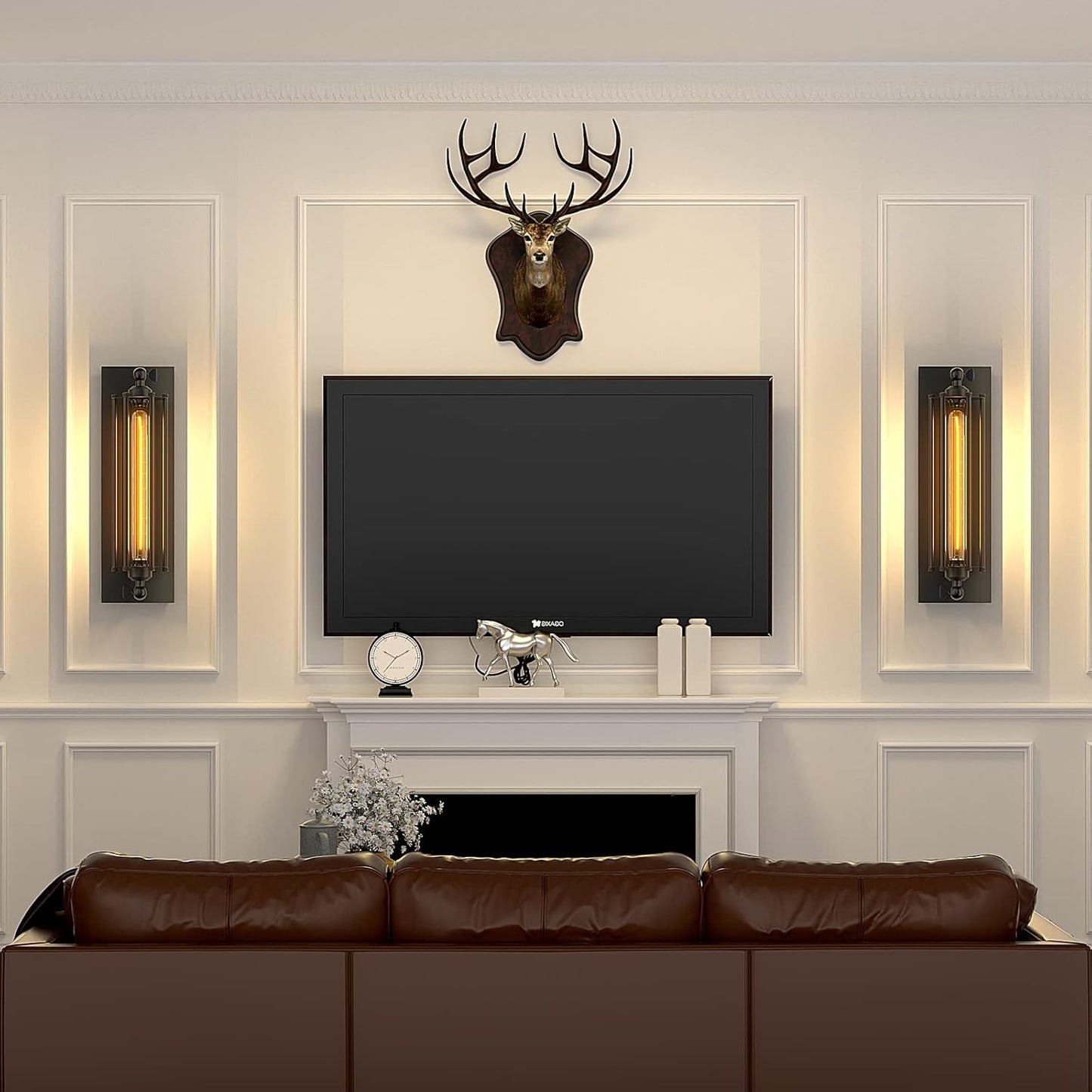 Sconces Wall Lighting, Industrial Black Wall Sconces Antique Light Fixtures For