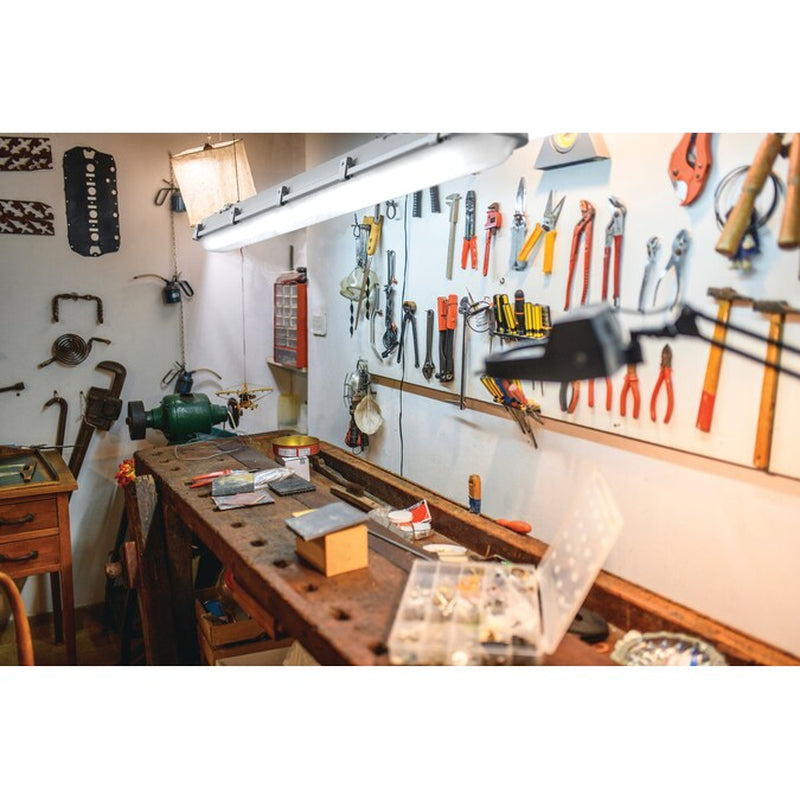 1 -Light Cool White LED Strip Light Fixture