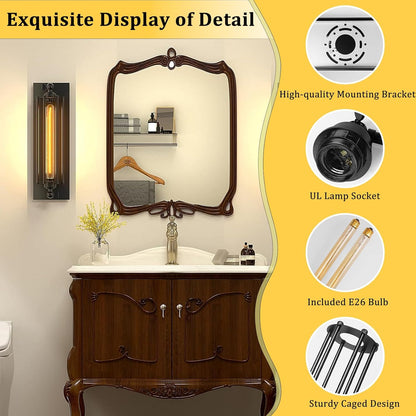 Sconces Wall Lighting, Industrial Black Wall Sconces Antique Light Fixtures For